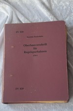 Oberbauvorschrift für Regelspurbahnen (Obv). Gültig vom 1. September 1969 DB