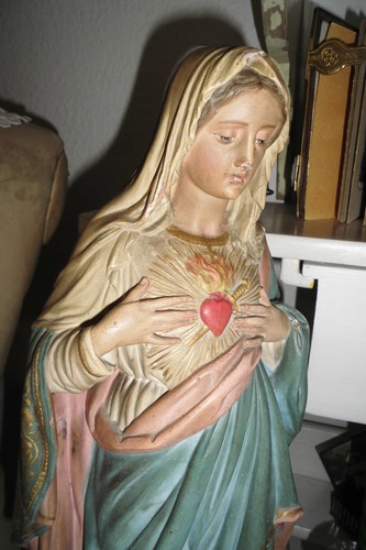 52cm traumhafte antike madonna - 52cm,