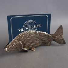 Briefständer Silverplated Skulptur Fisch Verzierung Deko Vintage Jahre 70