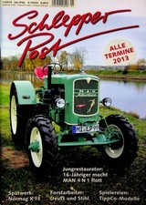 1) Schlepper Post 01/2013 - MAN 4 N 1 Ackerdiesel Re - Normag K 13a Restaurieru