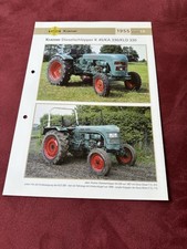 Kramer traktor dieselschlepper - traktor,