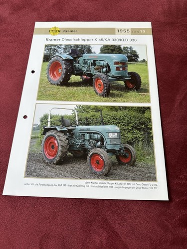 Kramer traktor dieselschlepper - traktor,