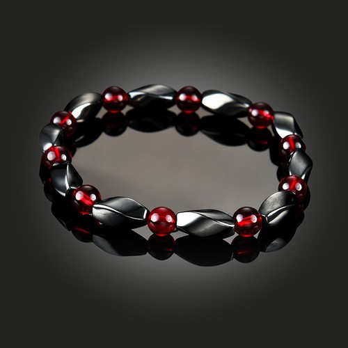 Achat hämatit perlenarmband - achat,