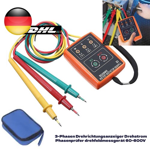Drehfeldmessgerät phasen - drehfeldmessgerät, 3-phasen