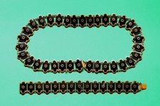 Schönes, altes Hals- und Armkettenglieder-Set in Sterlingsilber 925