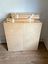 Prak-TISCH Basis-Set 2 x 1 m für (Eisenbahn) Modellbau-Anlagen, guter Zustand