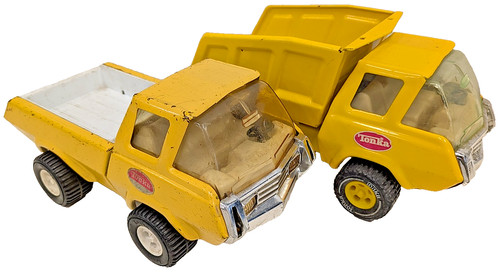 Vintage gelber tonka toys - tonka,