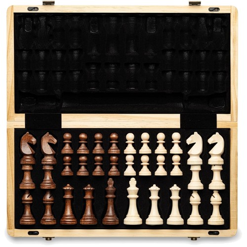Schach set holz klappbrett - schach-set,