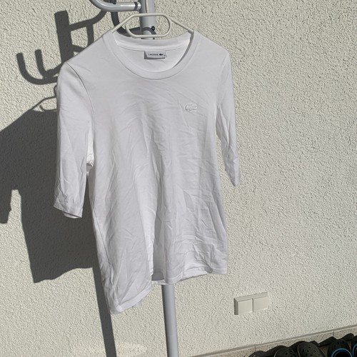 Lacoste shirt weiß - weiß,, halbarm