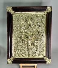 Großes kupfer relief wandbild - kupfer,