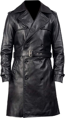Herren schwarz leder - schwarz,