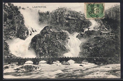 Odda laatefos wasserfall - laatefos,,
