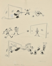 Karikatur Fußball |