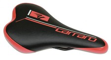  Carraro VELO Jugend Rennrad MTB Moutain Bike Sattel Fahrradsattel schwarz rot
