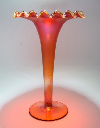 Poschinger amberina vase red - poschinger,