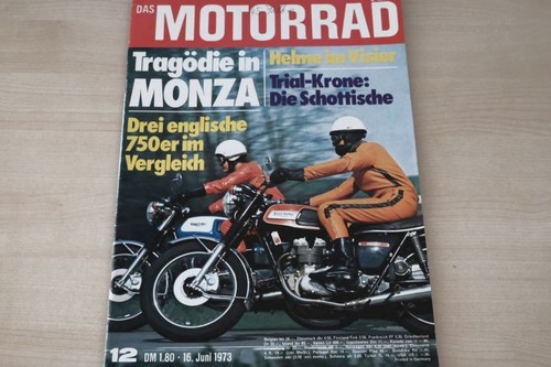 Motorrad 1973 triumph - 2), 12/1973