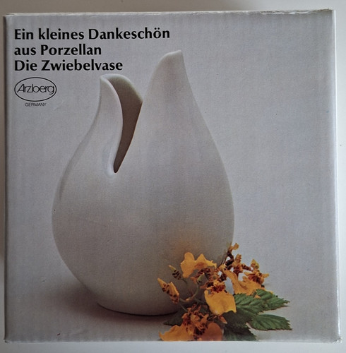 Weiße porzellan zwiebel vase - weiße,