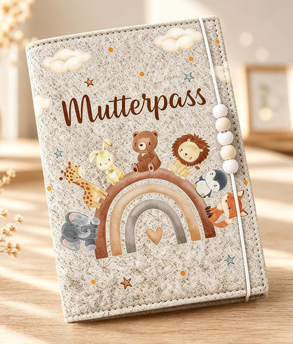 Filz mutterpass schutzhülle - mutterpass,