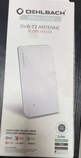 Oehlbach DVB-T2 Antenne Scope Vision – Top Empfang, HD, Weiß