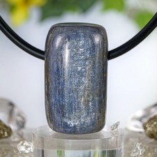 XL Disthen Anhänger Kyanit freeform gebohrt 35 mm 39,3 g! Brasilien