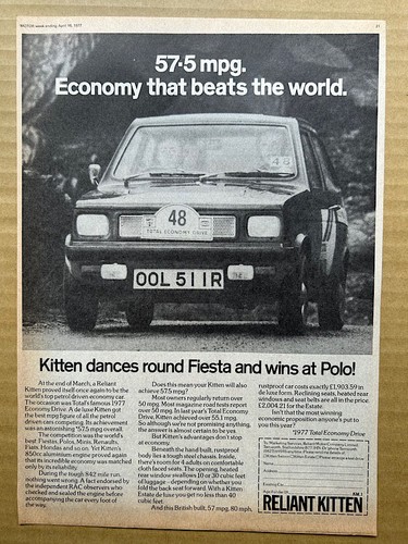 Reliant kitten memorabilia - reliant,