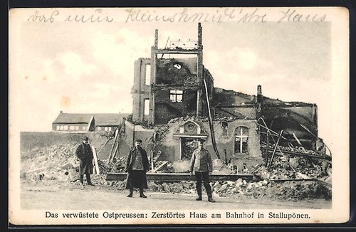 Ansichtskarte stallupönen - ansichtskarte,