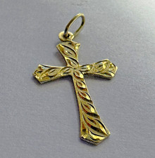 14 Karat 585 Gold Kreuz