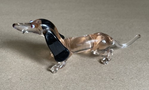 Lauscha glasfigur hund - glasfigur,