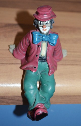 Gilde clown kantensitzer - clown, 11cm