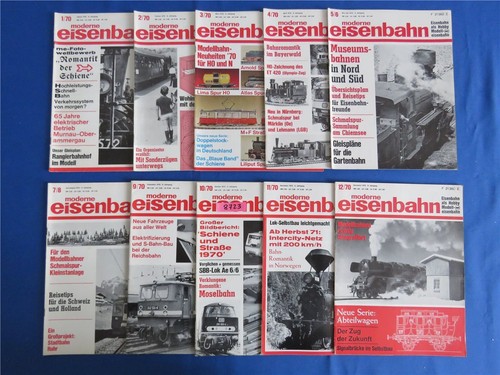 Moderne eisenbahn jahrgang - moderne,