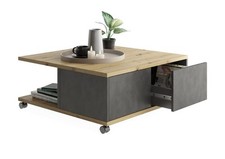 TWIN 1 Couchtisch auf Rollen