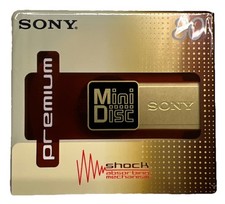 SONY MDW80PR PREMIUM– GOLD Shock Abs. Mini Disc 80 MIN, NEU, Disk, MD Audio, NEW