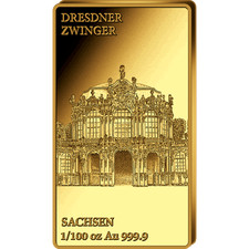 Goldbarren 1/100 Unze Dresdner