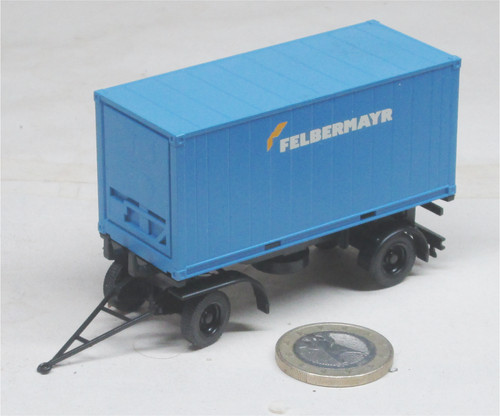2achs anhänger mit 20ft - anhänger,