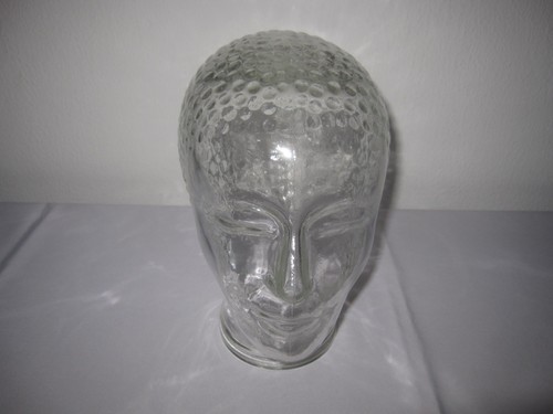 Vintage glaskopf transparent - glaskopf,,