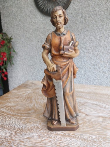 Heiliger josef holz figur - josef,