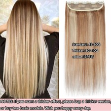 Clip In Ein Tressen 100% Remy Echthaar Extensions Haarverlängerung Haarteil Dick