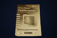 70 cm Stereo Farbfernseher Tevion Bedienungsanleitung Model MD 7110 VTS