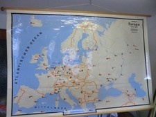 Europa    Alte Wandkarte