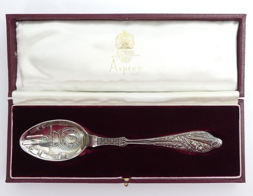 Asprey silber tauflöffel - co,