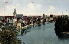 Ak Calbe an der Saale, Totale