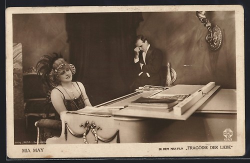 Ansichtskarte schauspielerin - ansichtskarte,