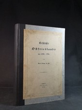 Geschichte ostfrieslands von - ostfrieslands,