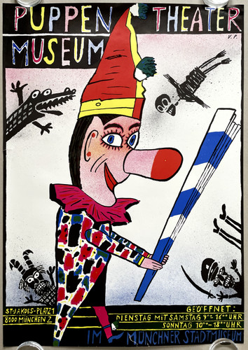 Plakat poster puppentheater - plakat,