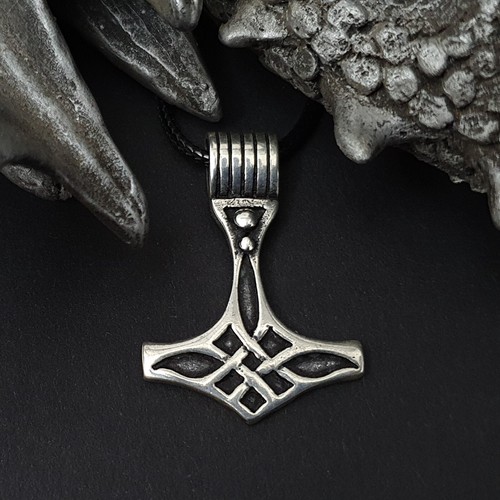 Thors hammer anhänger silber - anhänger,