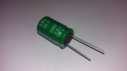 22f supercap 16x25mm rm - 22f, /