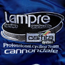 VINTAGE CANNONDALE TEAM JACKET LAMPRE CAFFITA MEN  LARGE