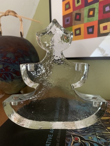Vtg glass christmas tree - glass,