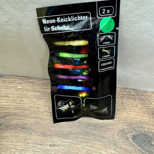 Neon knicklichter schuhe 2er - knicklichter,