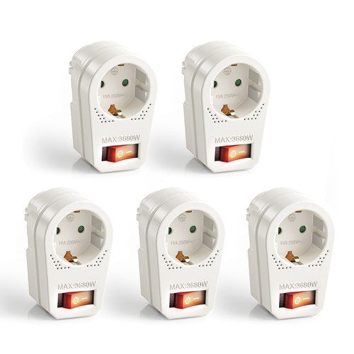 Perfect steckdosen adapter - 5x, steckdosen-adapter